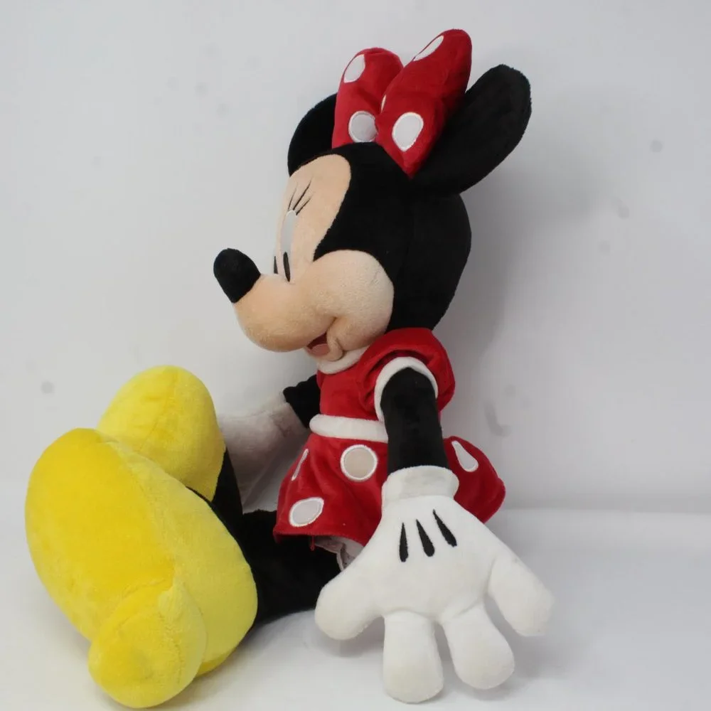 Disney Parks Resort  Minnie Mouse 20" Doll Red  Dot Dress Bow Plush Stuffed Toy - Picture 10 of 11